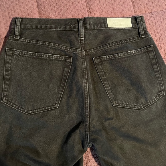 Faded Black Re/Done Jeans | Size 28 | Good used condition - Picture 5 of 6